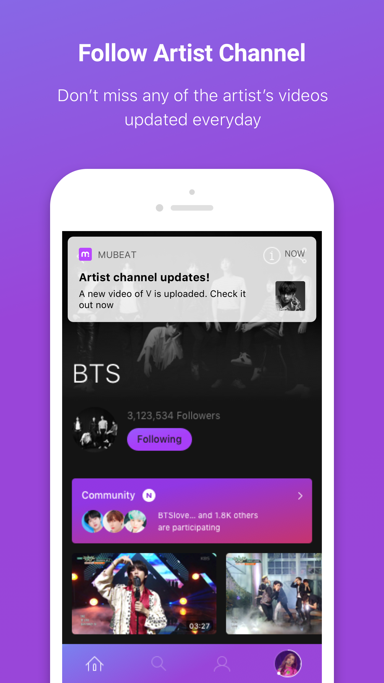 kpop app music app free music kpop video kpop platform